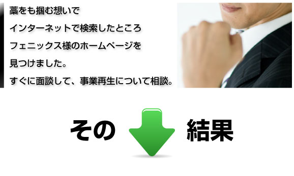 成功事例：別会社で、会社と従業員を守った！